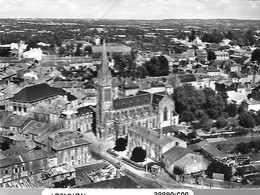 CPA-1960-85-LA CHATAIGNERAIE-Eglise Et Vue Générale Vue Du Ciel-Edit Artaud-Pli Angle Gauche Haut--BE - La Chataigneraie