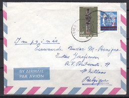 Cb5112 ZAIRE 1979, Statuette & Surcharged Arms Stamps On Isiro Cover To Belgium - Gebruikt