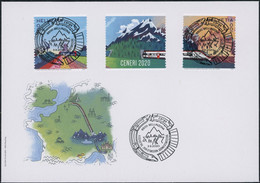 Suisse - 2020 - Ceneri - Ersttagsbrief FDC ET - Ersttag Voll Stempel - Brieven En Documenten