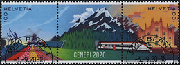 Suisse - 2020 - Ceneri - Zwischenstege - Ersttag Stempel ET - Gebraucht