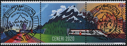 Suisse - 2020 - Ceneri - Zwischenstege - Ersttag Voll Stempel ET - Gebruikt