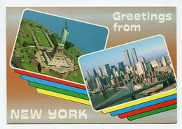 AK 017133 USA - New York City - Mehransichten, Panoramakarten