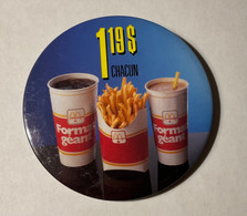 PIN’S, BADGE, ÉPINGLETTE, MACARON - McDONALD’S, FORMAT GÉANT,  1.19$ Chacun. - - McDonald's
