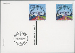 Suisse - 2020 - Ceneri - Bildpostkarten - Combo FDC ET - Ersttag Voll Stempel - Briefe U. Dokumente