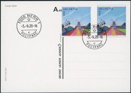 Suisse - 2020 - Ceneri - Bildpostkarten - Combo FDC ET - Ersttag Stempel - Briefe U. Dokumente
