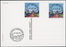 Suisse - 2020 - Ceneri - Bildpostkarten - Combo FDC ET - Ersttag Voll Stempel - Briefe U. Dokumente