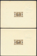 WALLIS & FUTUNA(1946) Bone Carving. Complete Set Of 8 Deluxe Sheets With Overprint. Scott Nos 141-8, Yvert 148-55. - Sin Dentar, Pruebas De Impresión Y Variedades