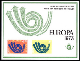 BELGIUM(1973) Stylised Arrows. Scott Nos 839-40. Yvert Nos 1661-2. Europa Issue. Deluxe Proof (LX61). - Proeven & Herdruk