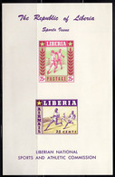 LIBERIA(1955) Boxers. Runners. Imperforate S/S. Scott No C90a. - Liberia