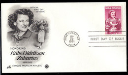 U.S.A.(1981) Babe Zacharias. Unadressed FDC With Cachet And First Day Cancel. Scott No 1932. - 1981-1990