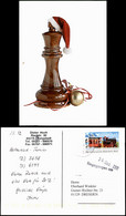 Ansichtskarte  Weihnachten - Christmas Schach Chess - Spiel Schachfigur 2012 - Unclassified