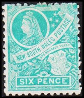 1897-1903. NEW SOUTH WALES. SIX PENCE Victoria. Hinged. (Michel 87) - JF512482 - Ungebraucht