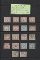 HONGRIE  /  SERVICE  -  Lot De  18  Timbres Divers  - En L'état ... Voir Les Scannes Face Et Dos - Oficiales