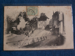 CPA   CHATILLON  SUR  SEINE  // QUARTIER  DES  CORDELIERS  1905  Cachet Convoyeur  Chatillon à Nuits  S R Ind 3 - Aignay Le Duc