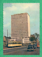 Belgique Bruxelles Building Prevoyance Sociale Avec Tramway Et Voiture Traction Citroen - Transport Urbain En Surface