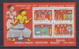 Sri Lanka 1989 Vesak S/S MNH - Sri Lanka (Ceylon) (1948-...)