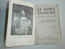 Le Saint Evangile L'abbé Vandenabelle Archeveché De BESANCON 1919 CARDINAL BINET - Lug & Semic
