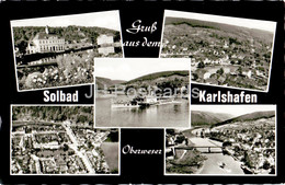 Gruss Aus Dem Oberweser - Solbad Karlshafen - Old Postcard - Germany - Unused - Bad Karlshafen