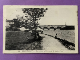 44   GUENROUET   Le Halage Et Le Pont De Saint-Clair    Bon état - Guenrouet