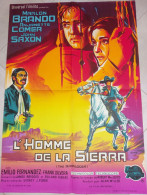 "L'Homme De La Sierra" Marlon Brando,  A. Comer...1966 - Affiche 60x80 - TTB - Manifesti & Poster