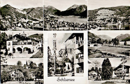 Schliersee - Westenhofen - Rathaus - Kuranlage - Maibaum - Old Postcard - Germany - Used - Schliersee