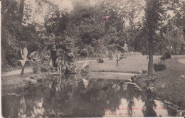 TP N° 137 "e"PAIRE DE CARNET +VARIETE P De POSTE-OUVERT- 1914 S/CPA SAMER-villa De La Ruelle-le Parc - Oblitérés