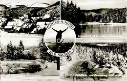 Winterkurort Bad Sachsa - Oberstadt - Schmeitzteich - Ski Jumping - Old Postcard - Germany - Used - Bad Sachsa