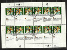 Nations Unies (Genève) N°180 à 185 Les 2 Feuilles De 12 Cote 33€ - Used Stamps