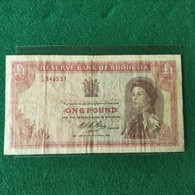 RHODESIA 1 POUND 1968 - Rhodesië