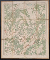 TOPSTUK 1868 Oude Topografische Militaire Kaart Brasschaat Kapellen Bist Schriek Kaart Donk Mik Elshout Kasteel Kamp Van - Topographische Karten