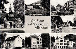 Gruss Aus Bad Sooden Allendorf - Kurhaus - Altes Tor - Marktplatz - Haus Carola - Old Postcard - Germany - Unused - Bad Sooden-Allendorf