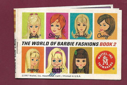061221 - PUBLICITE COMMERCIALE ACCORDEON MATTEL Jeu Jouet Poupée BARBIE FASHIONS BOOK 2 1967 - Barbie