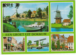 Een Groet Uit Dokkum - (Friesland, Nederland/Holland) - Nr. L 6494 - O.a Molen/Moulin - Dokkum