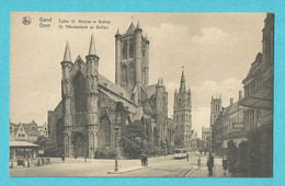 * Gent - Gand (Oost Vlaanderen) * (Nels, Série 3, Nr 35) église Saint Nicolas Et Belfroi, Sint Nikolaas Kerk, Tram - Gent