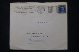 CUBA - Enveloppe Commerciale De Habana Pour La Suisse En 1926  - L 111847 - Cartas & Documentos