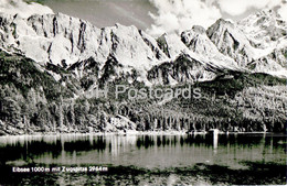 Delcampe - Eibsee 1000 M Mit Zugspitze 2964 M - Old Postcard - 1957 - Germany - Used - Zugspitze
