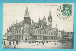 * Gent - Gand (Oost Vlaanderen) * (Grand Bazar Du Marché Aux Grains) Hotel Des Postes, Post Office, Postkantoor, Tram - Gent