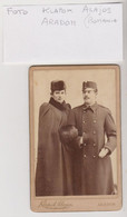 Photo Foto - Formato "CDV" - Coppia Di Sposi - Years '1870 / '1880 - Klapok Alajos, Aradon Romania - Ancianas (antes De 1900)