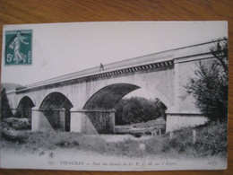 CPSM.    VIDAUBAN.   Pont Du Chemin De Fer P.L.M. Sur L'Argens. - Vidauban