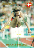 RENATA NIELSEN Denmark (Long Jump) - 1995 WORLD CHAMPIONSHIPS IN ATHLETICS Trading Card * Athletisme Athletik Danmark - Athlétisme