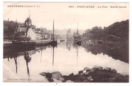 PONT AVEN - Le Port - Marée Haute - Pont Aven