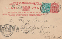 Nelle Galles Du Sud Entier Postal Pour La Hollande 1904 - Storia Postale