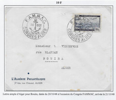 Algérie Poste Aérienne - Oblitérations - Lettre - Posta Aerea