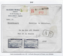 Algérie Poste Aérienne - Oblitérations - Lettre - Airmail