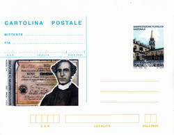 ITALIA CARTOLINA POSTALE - MOSTRA FILATELICA NAZIONALE MANTOVA - ANNO 2002 -  NUOVA - Interi Postali