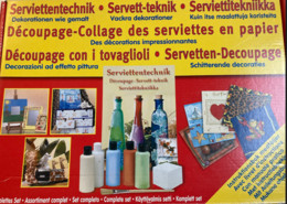 Jeu Créatif - Découpage Collage Des Serviettes - Naumann & Göbel (boite Avec  Livret D’instruction-5 Flacons-pinceau & é - Papieren Servetten (met Motieven)