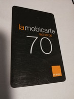 FRANCE/FRANKRIJK   ORANGE  70  FRANC  - LA MOBICARTE /RECHARGE    PREPAID  USED    ** 6636** - Nachladekarten (Handy/SIM)