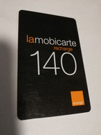 FRANCE/FRANKRIJK   ORANGE  140  FRANC  - LA MOBICARTE /RECHARGE    PREPAID  USED    ** 6637** - Nachladekarten (Handy/SIM)