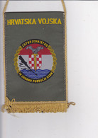 CROATIA  -  HRVATSKA VOJSKA  --  IV. ZBORNO PODRUCJE OSRH  --  19 Cm X 11 Cm  -  BANNER, PENNANT, DRAPEAU - Bandiere