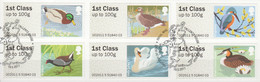 Great Britain Automatenmarken 2011 Mi 15-20 Canceled BIRDS - Post & Go Stamps